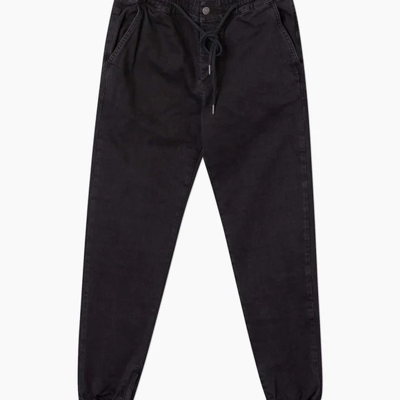 Coutiè Tactical Denim Jogger In Black — Size M